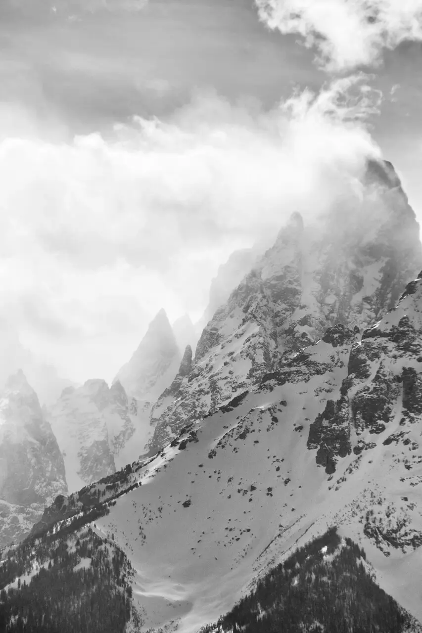 Spring Storms in Black and White - Stephen Williams Photography, Jackson Wyoming