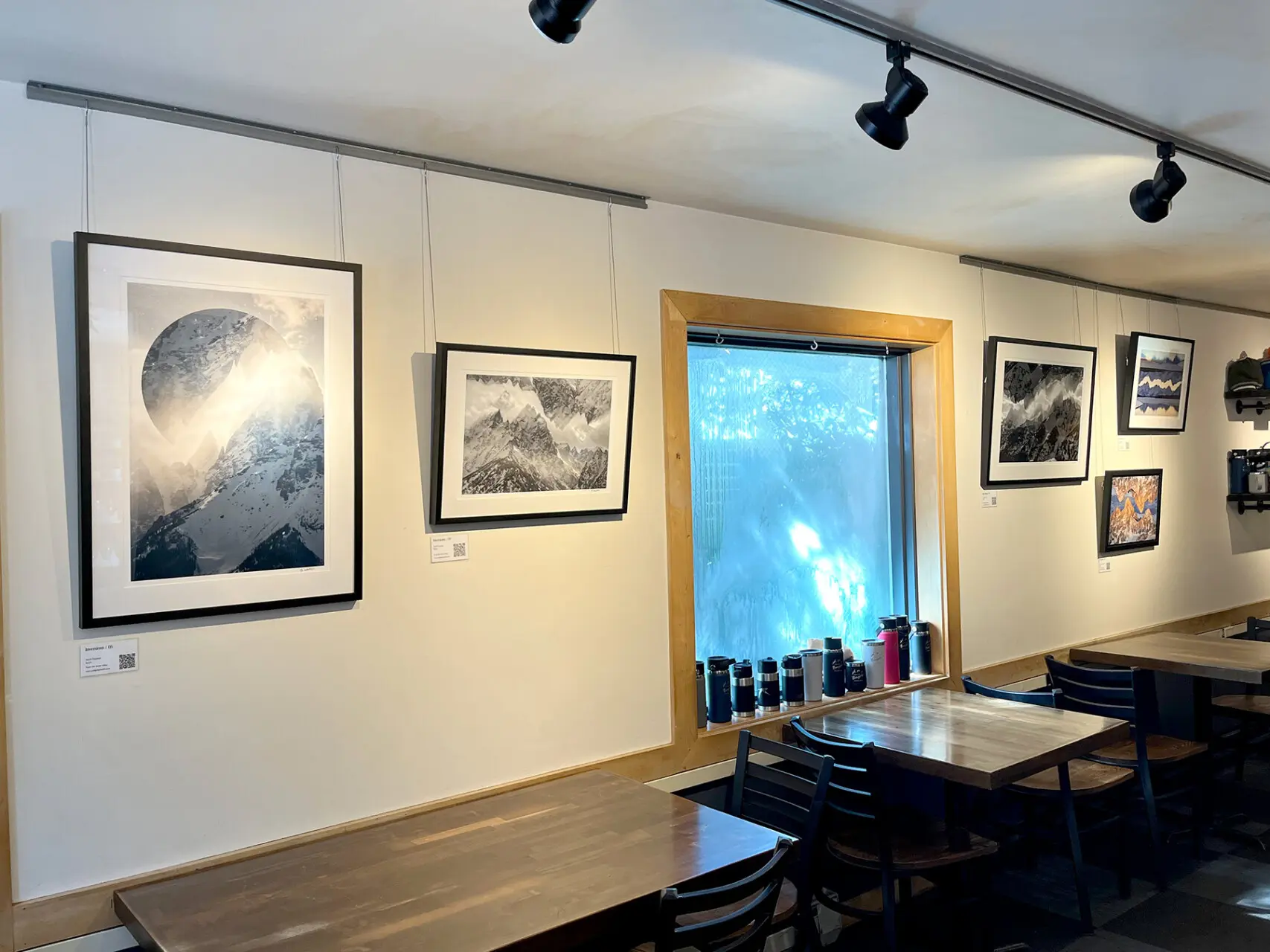 Inversions Series Hanging at Pearl St Bagels